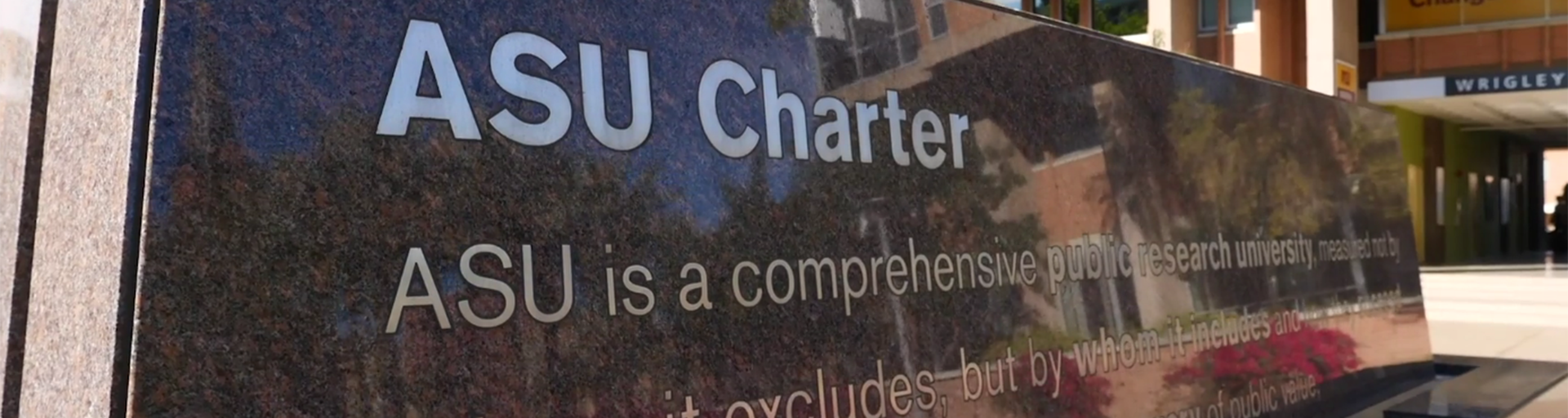 ASU charter sign
